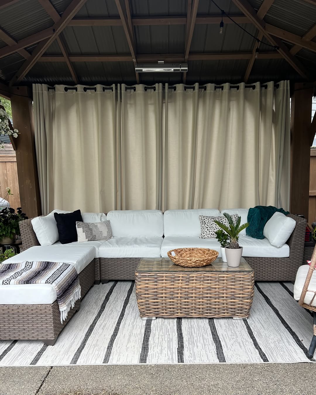 Grommet Gazebo Wall