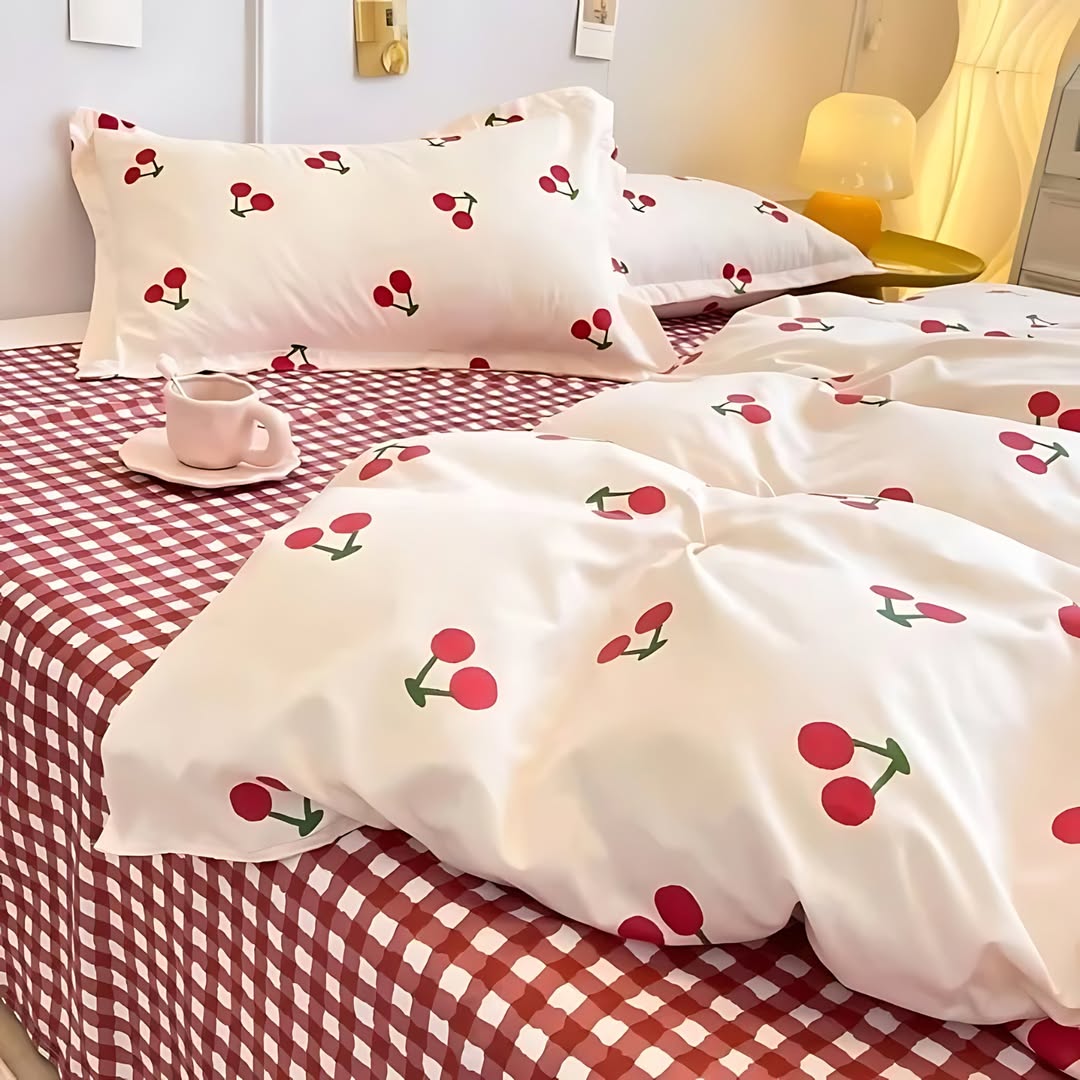 Cherry Picnic Bedding