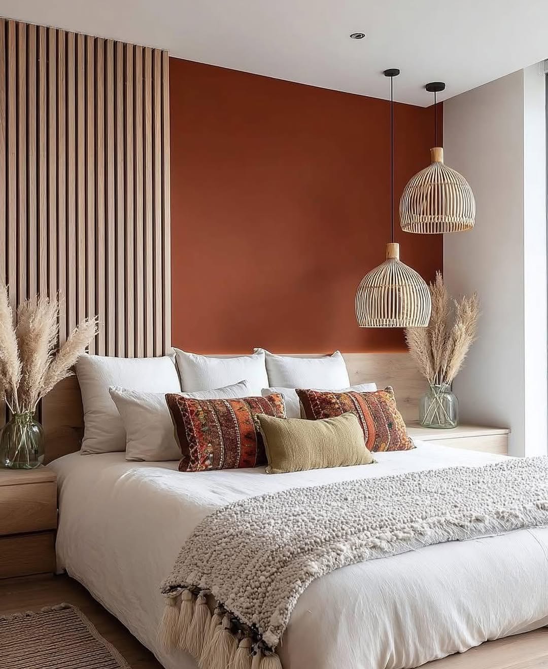 Terracotta Accent Bedroom