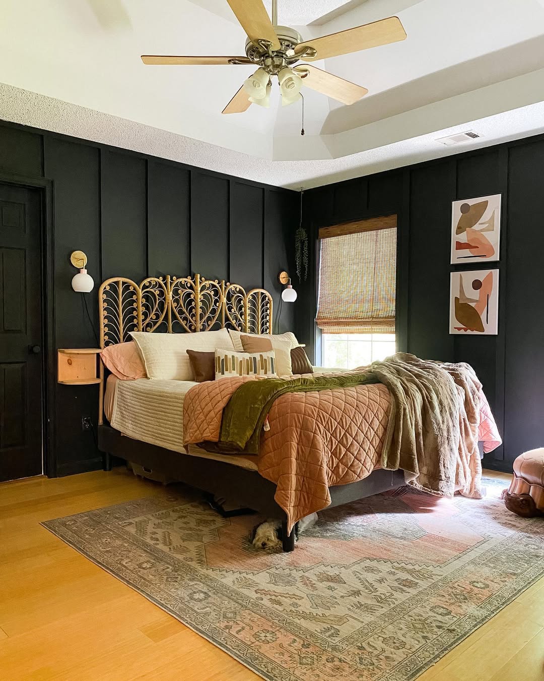 Earthy Black Boho