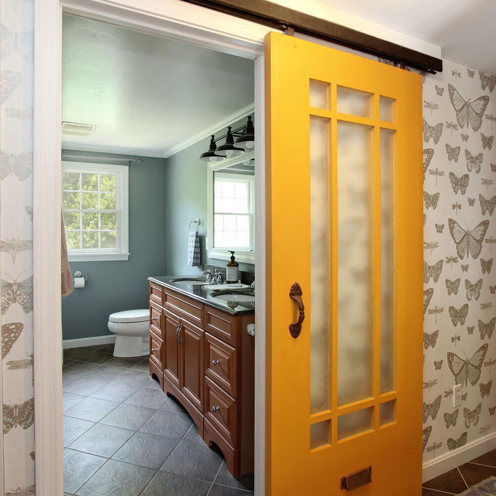 Golden Yellow Barn Door Pop