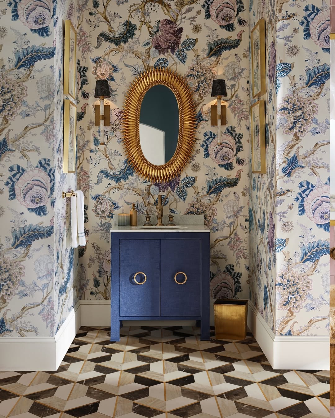 Statement Powder Room Energy