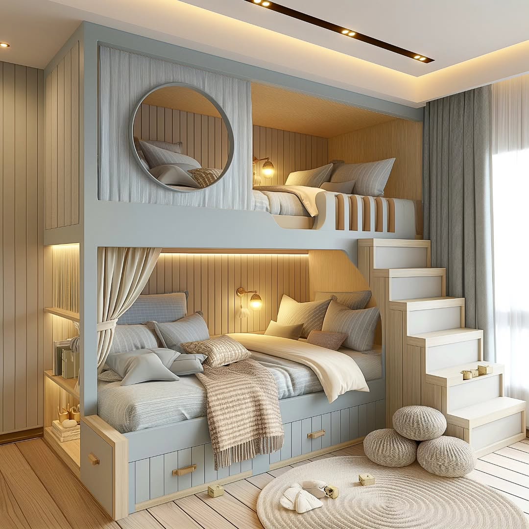 Built-In Bunk Nook