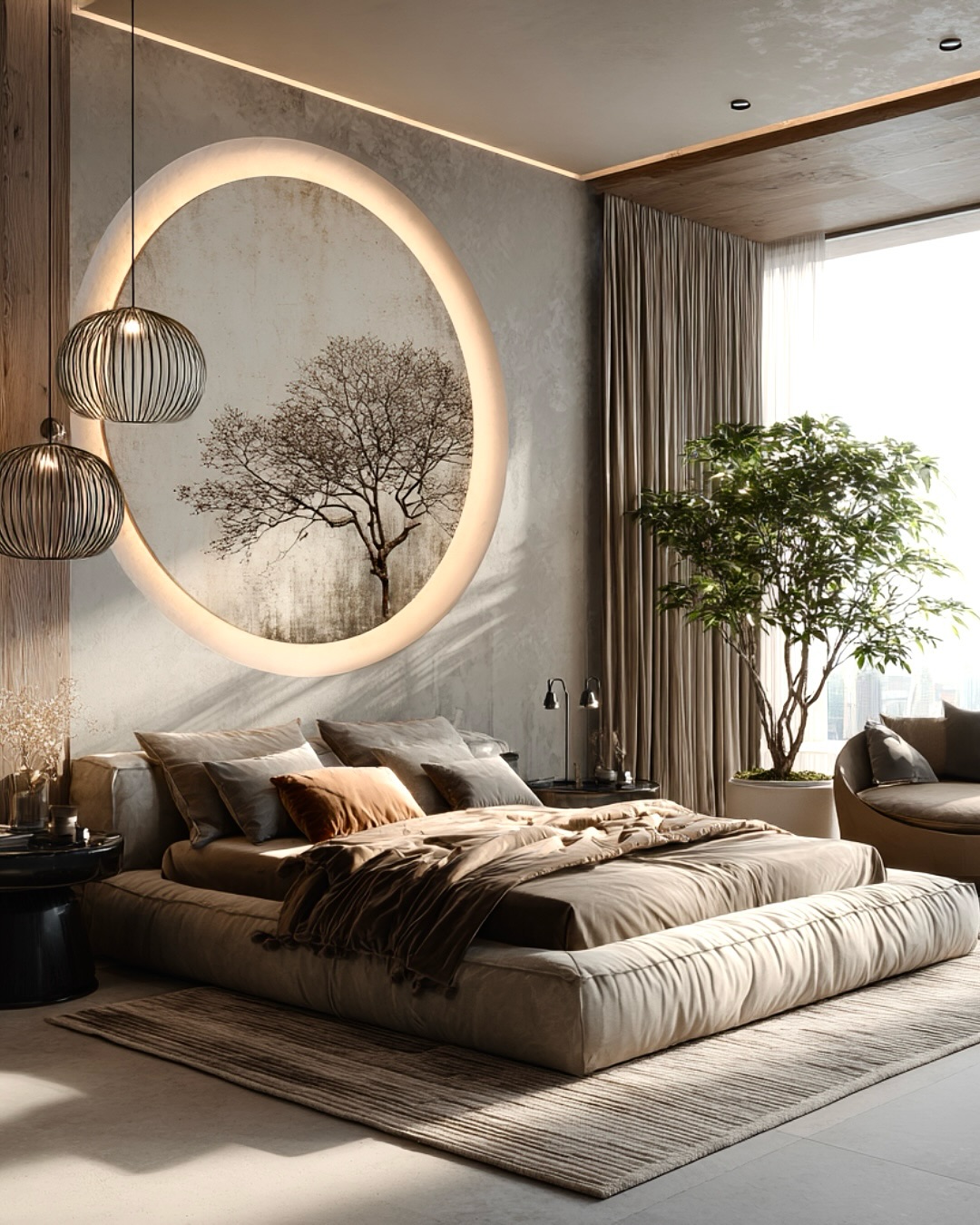 Sculptural Circle Statement