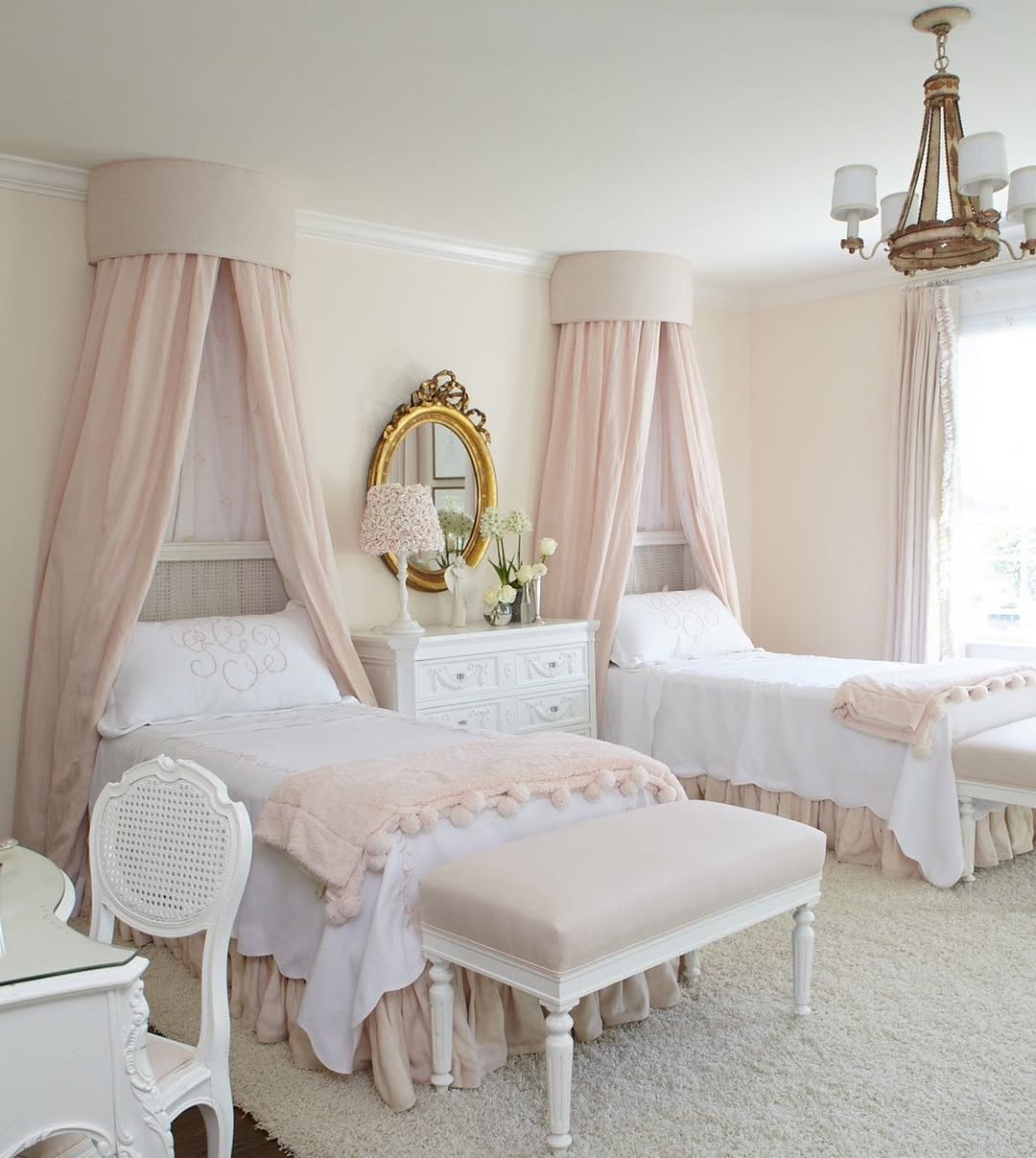 Pastel Twin Bedroom Charm