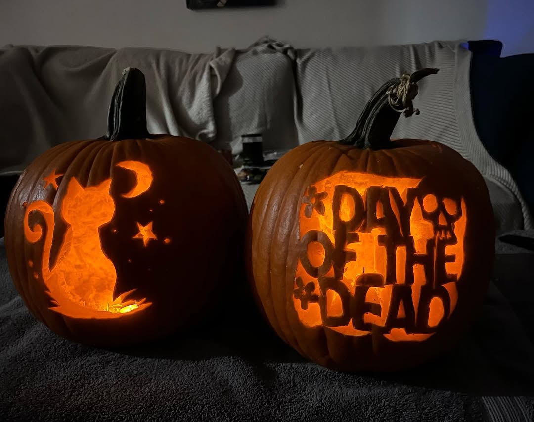 Celestial Cat & Day of the Dead Glow