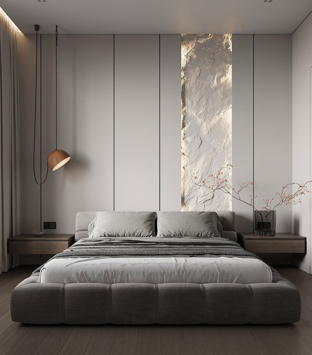 Brutalist Chic, but Make It Bedroom