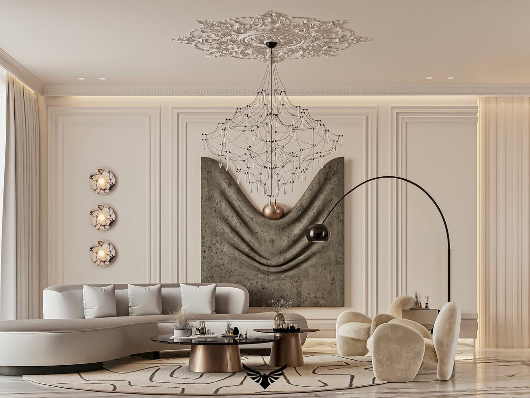 Sculptural Chic Interior