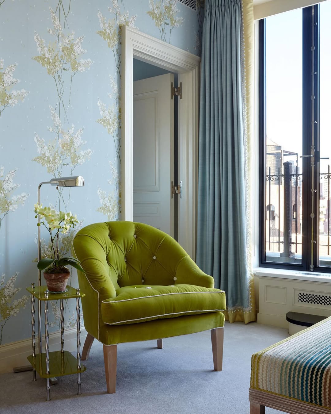 Patterned Green with Classic Flair