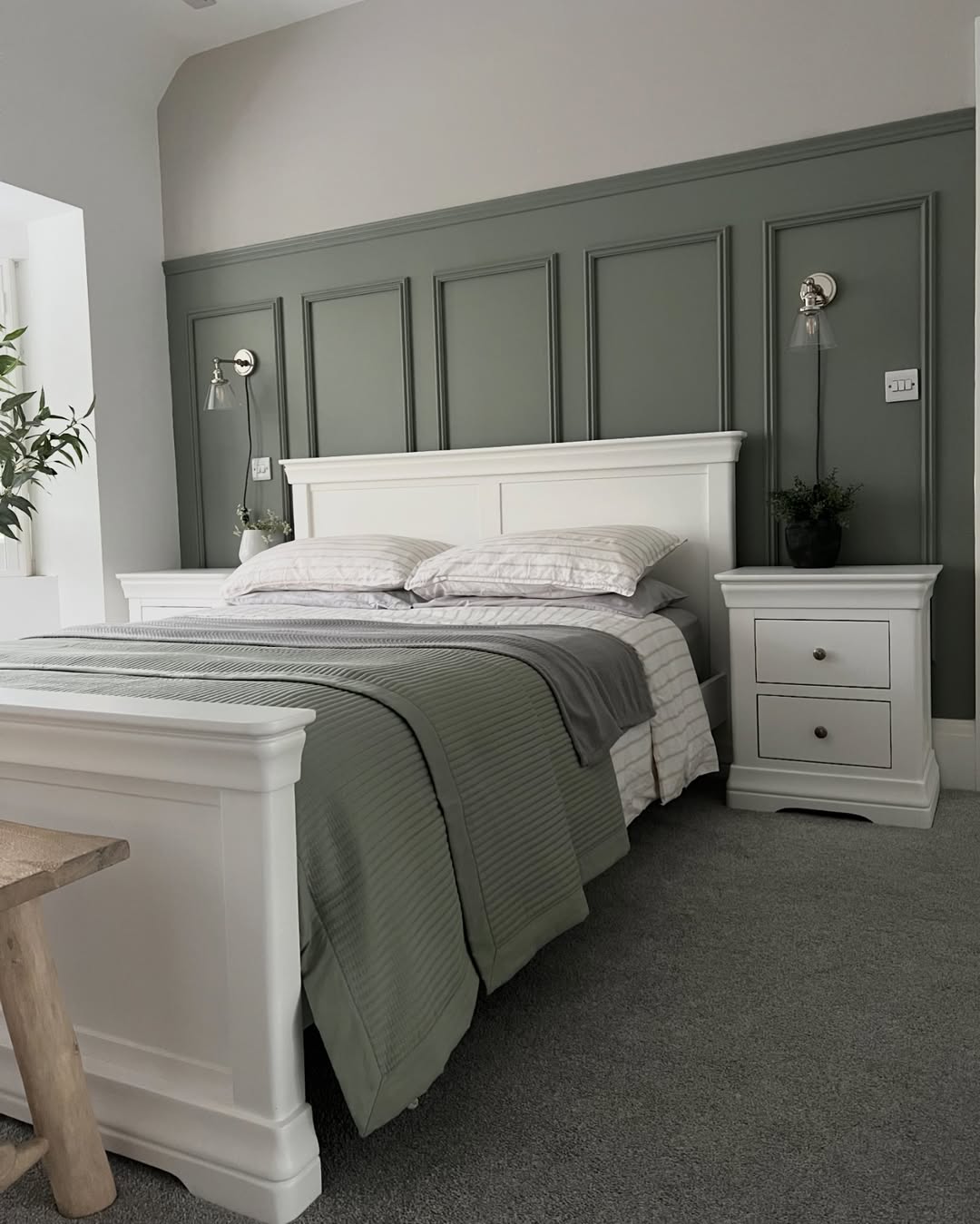 Classic Paneling, Timeless Green