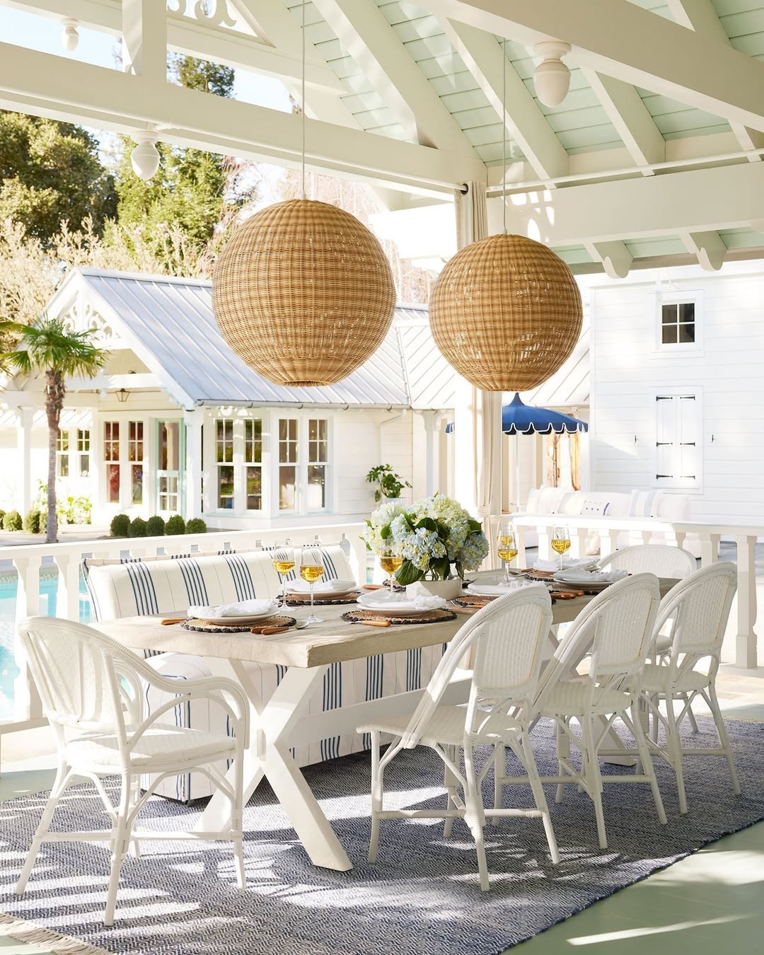 Coastal Porch Dining