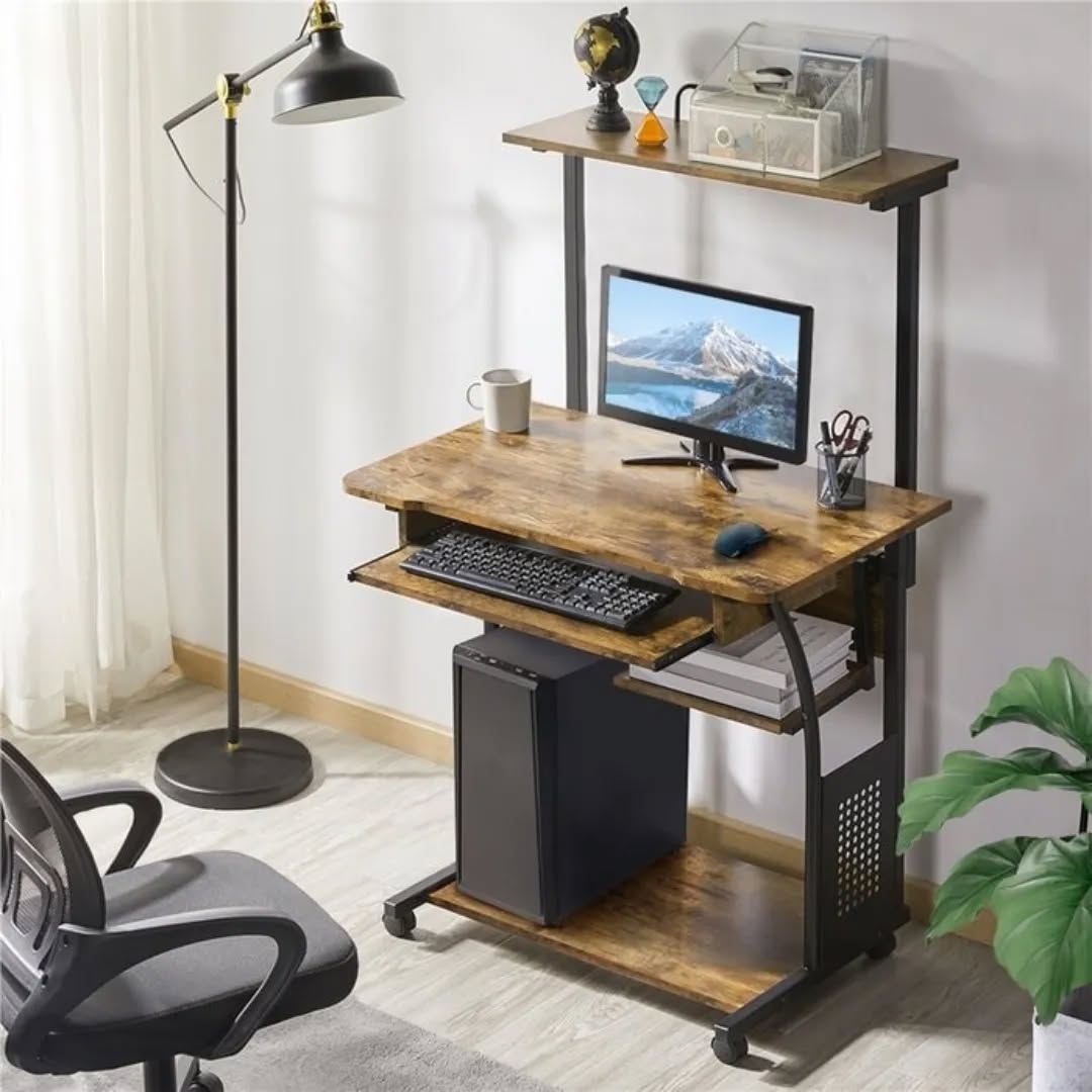 Compact Industrial Desk