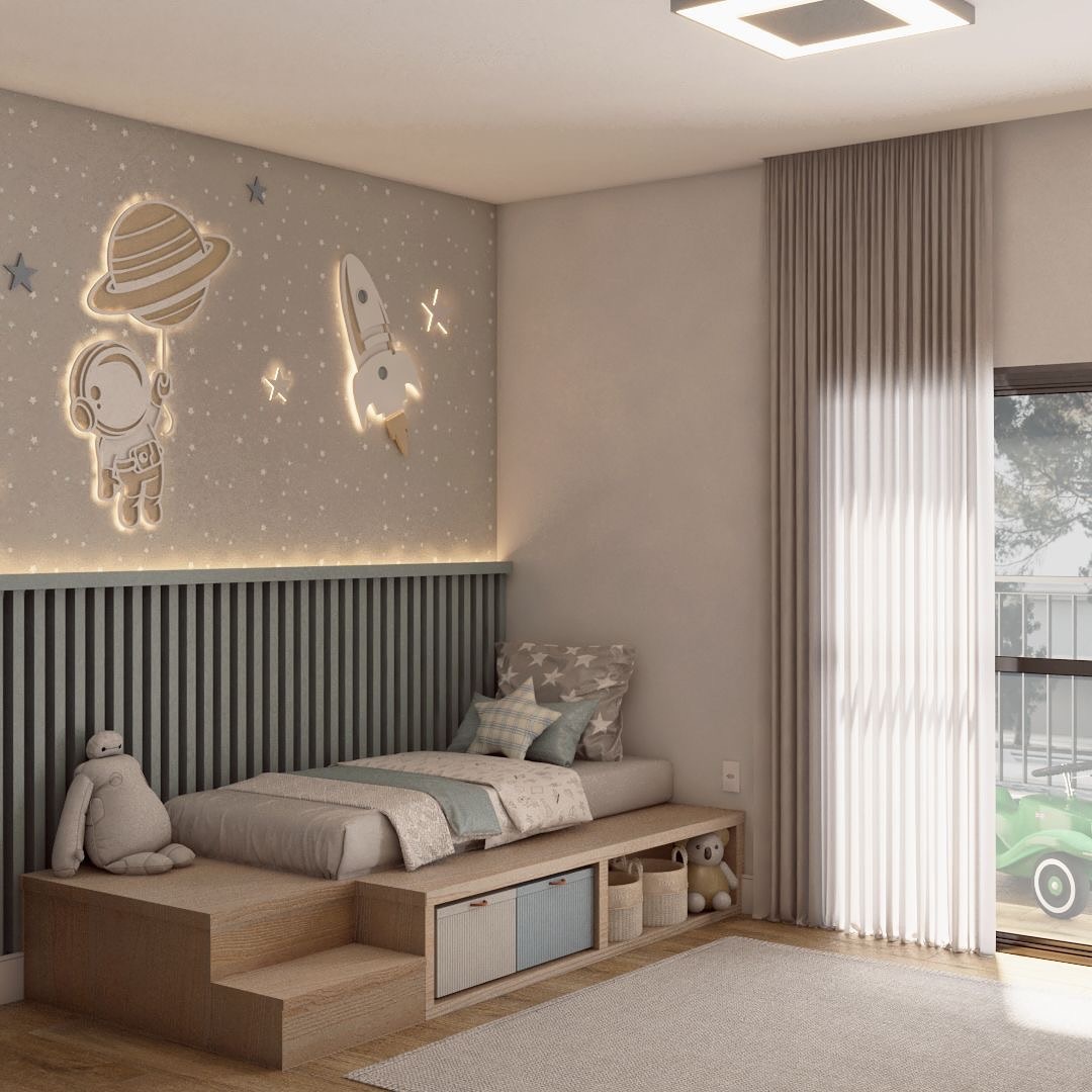 Cosmic Glow Kids Bedroom