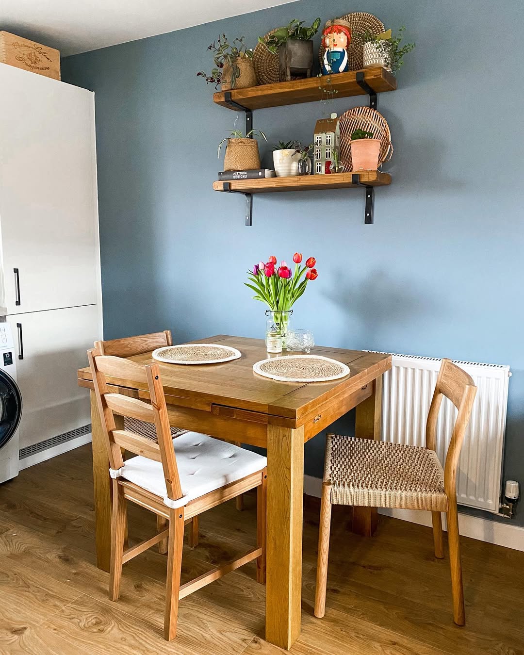 Cozy Blue Dining Nook