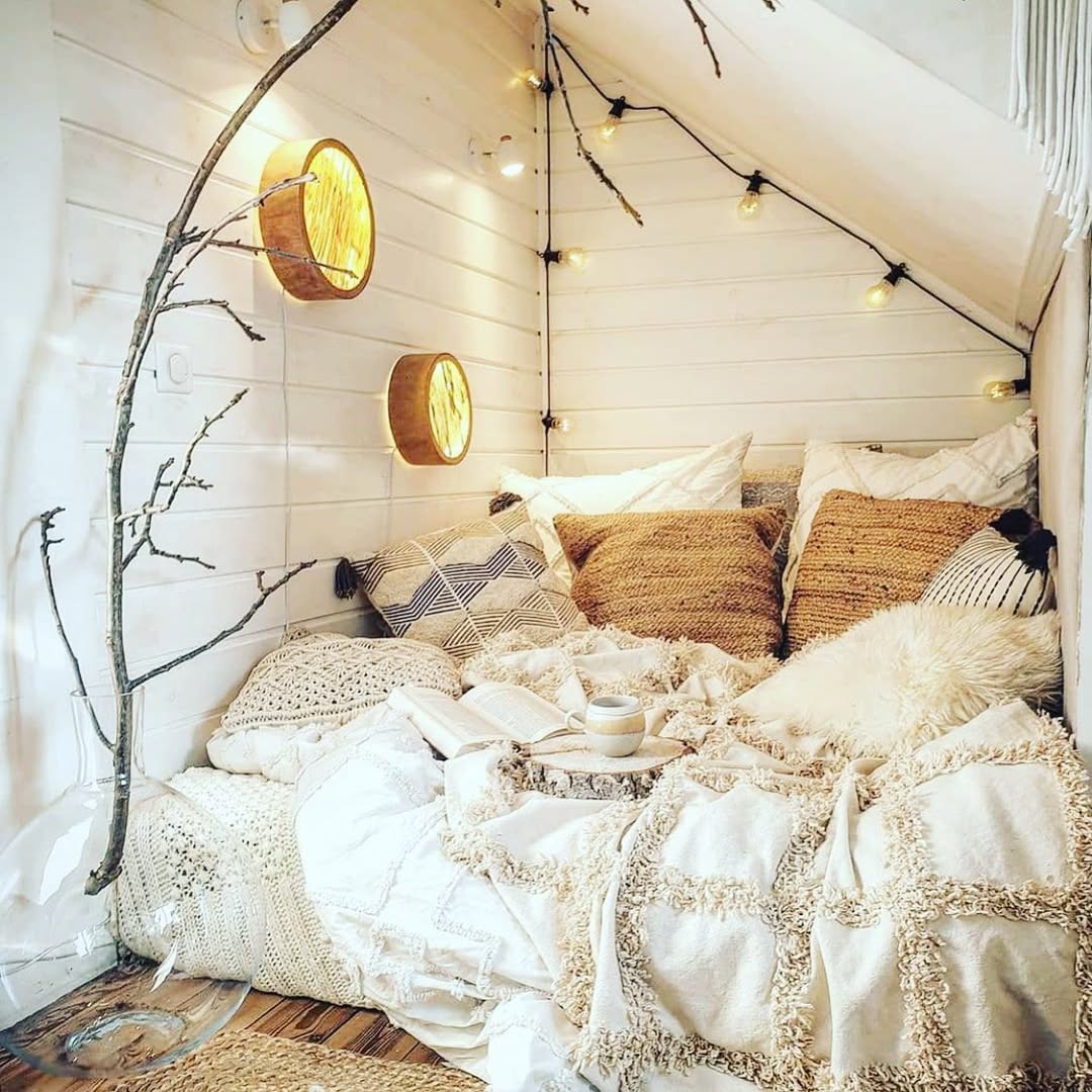 Enchanted Loft Nook with Cozy Texture