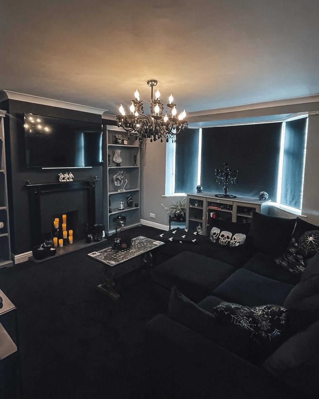 Cozy Yet Spooky Lounge