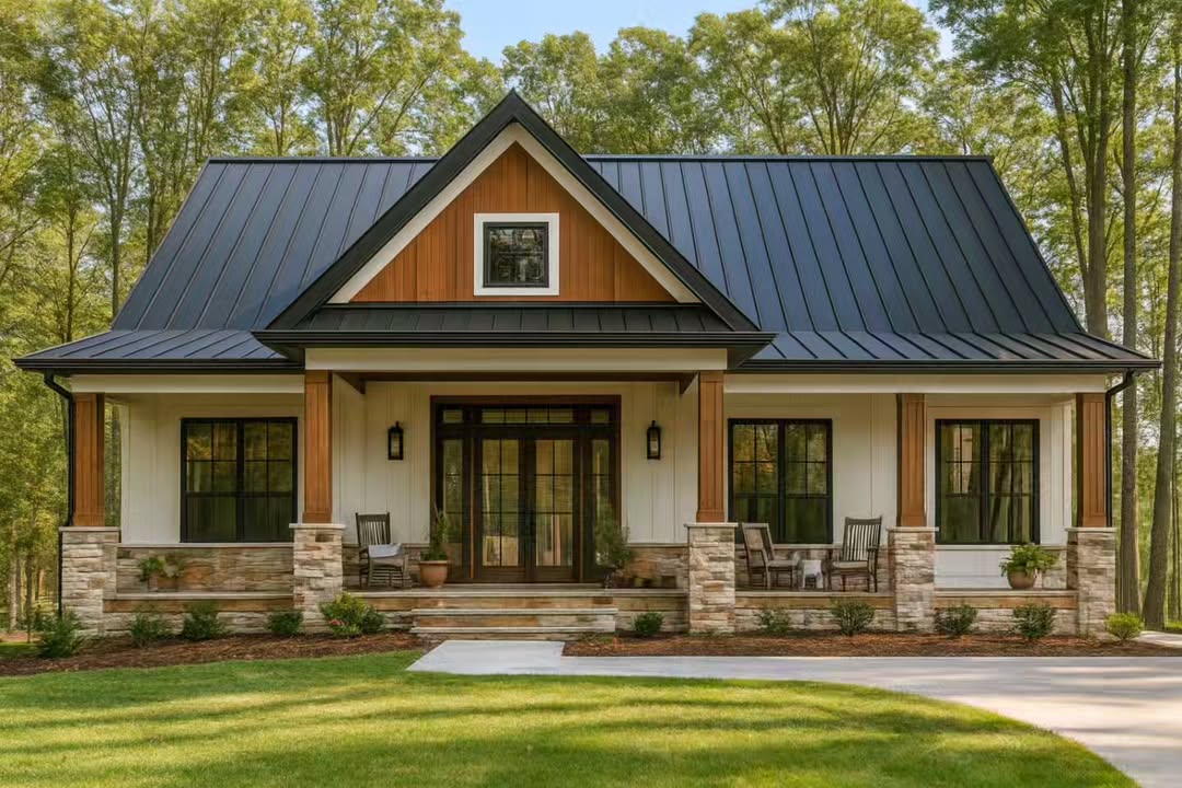 Warm Modern Farmhouse