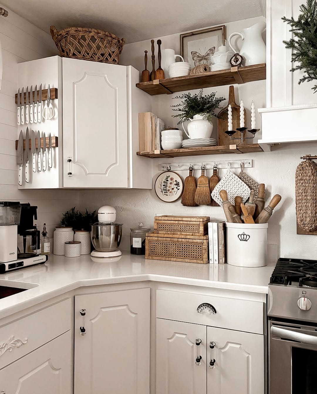 Cottage Whites + Warm Woods