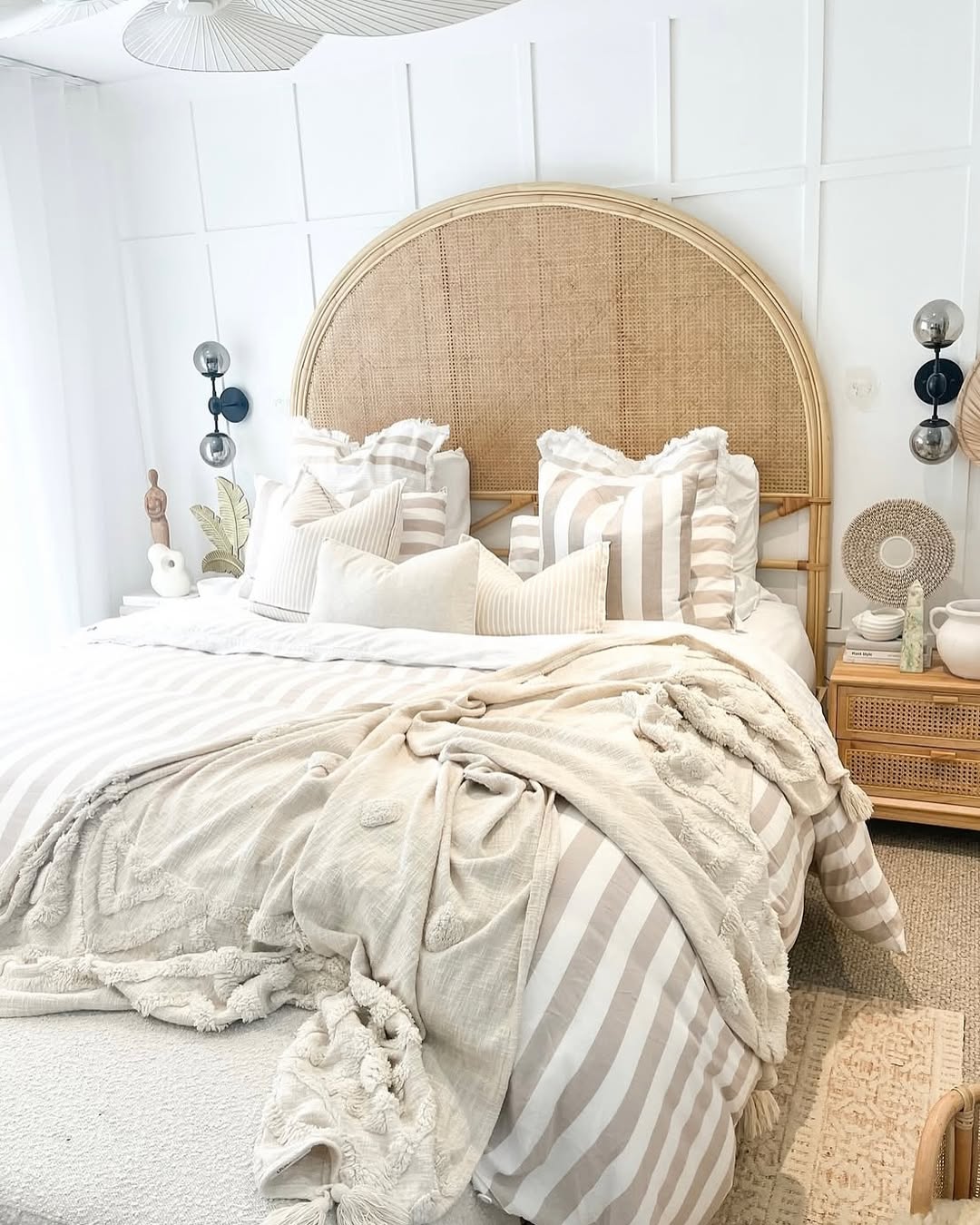 Woven Neutrals & Cane Curves