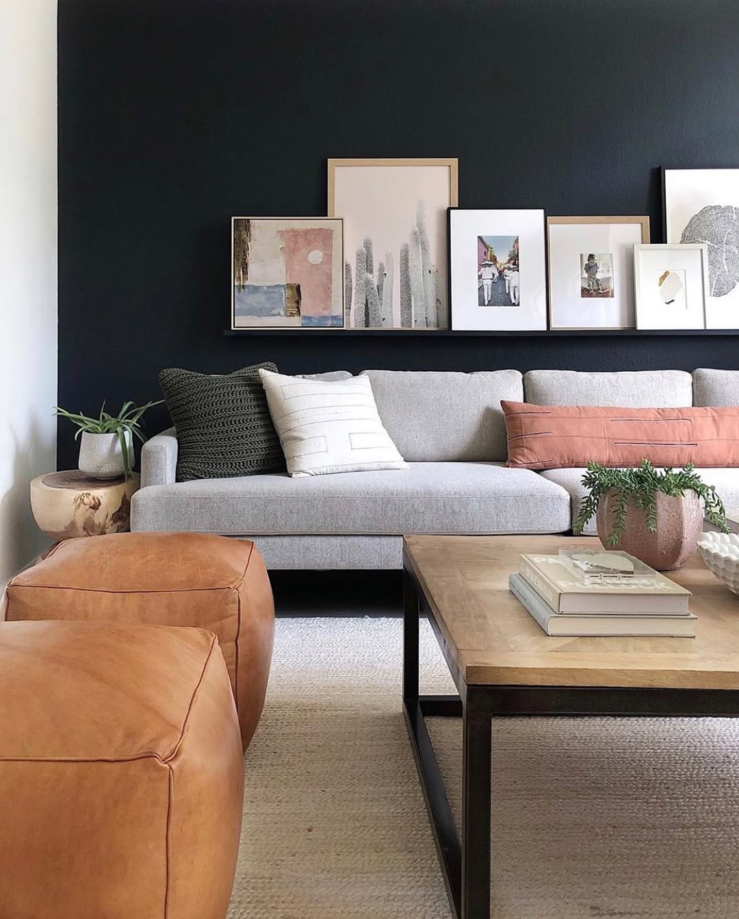 Dark Accent Wall Contrast