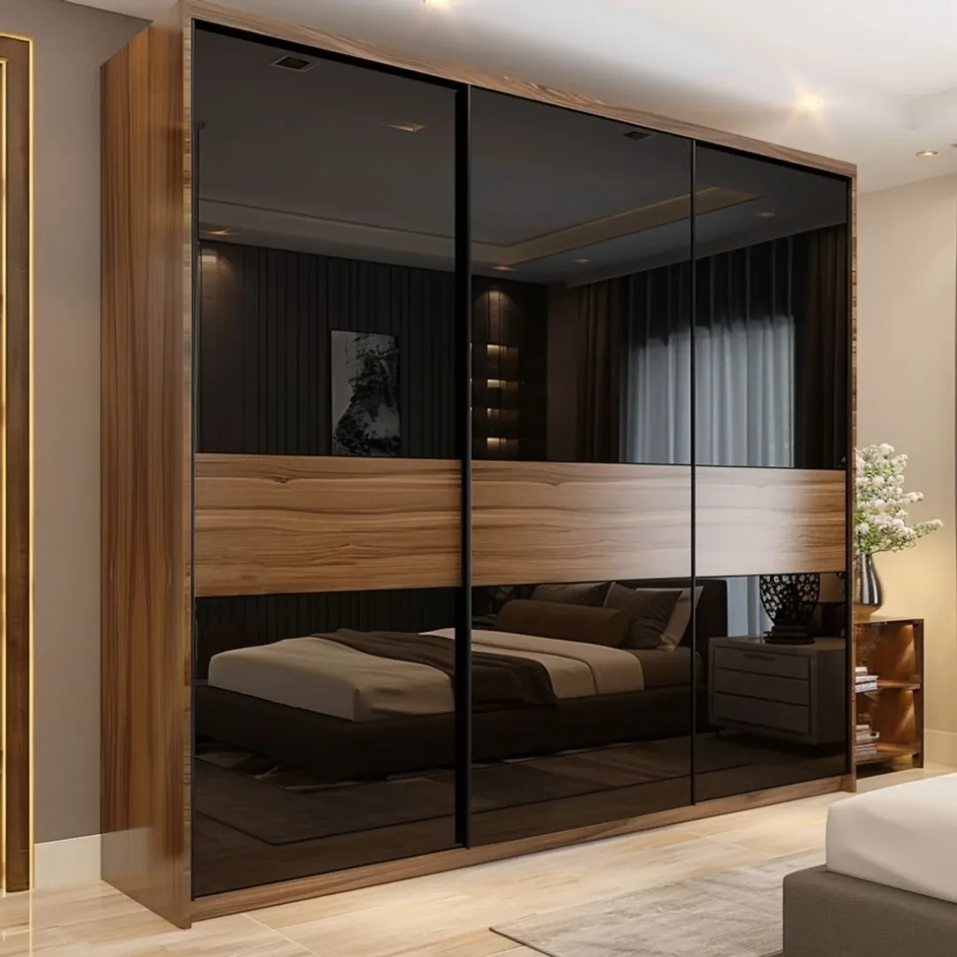 Dark Glass Statement Wardrobe