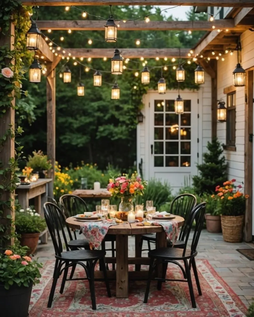 Lush Garden Dining Nook