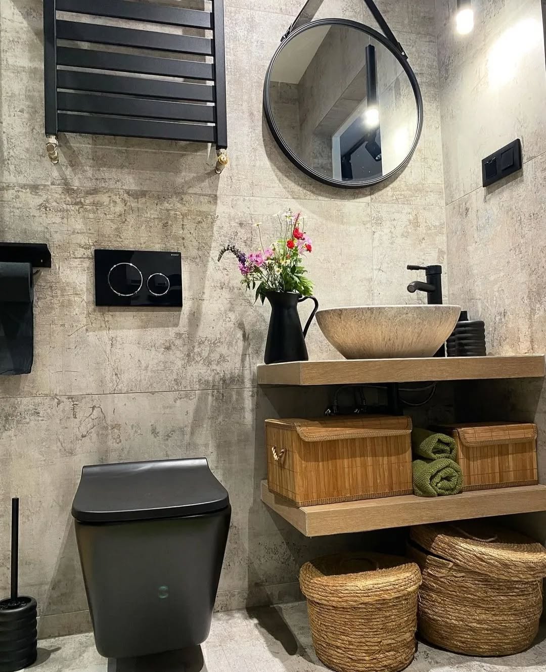 Earthy Modern Contrast