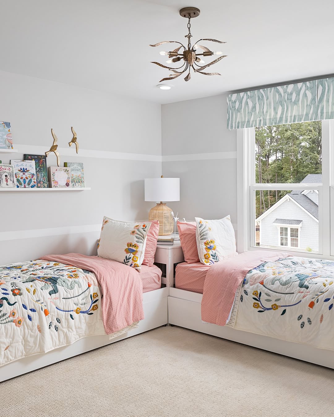 Sweet Florals & Shared Corners
