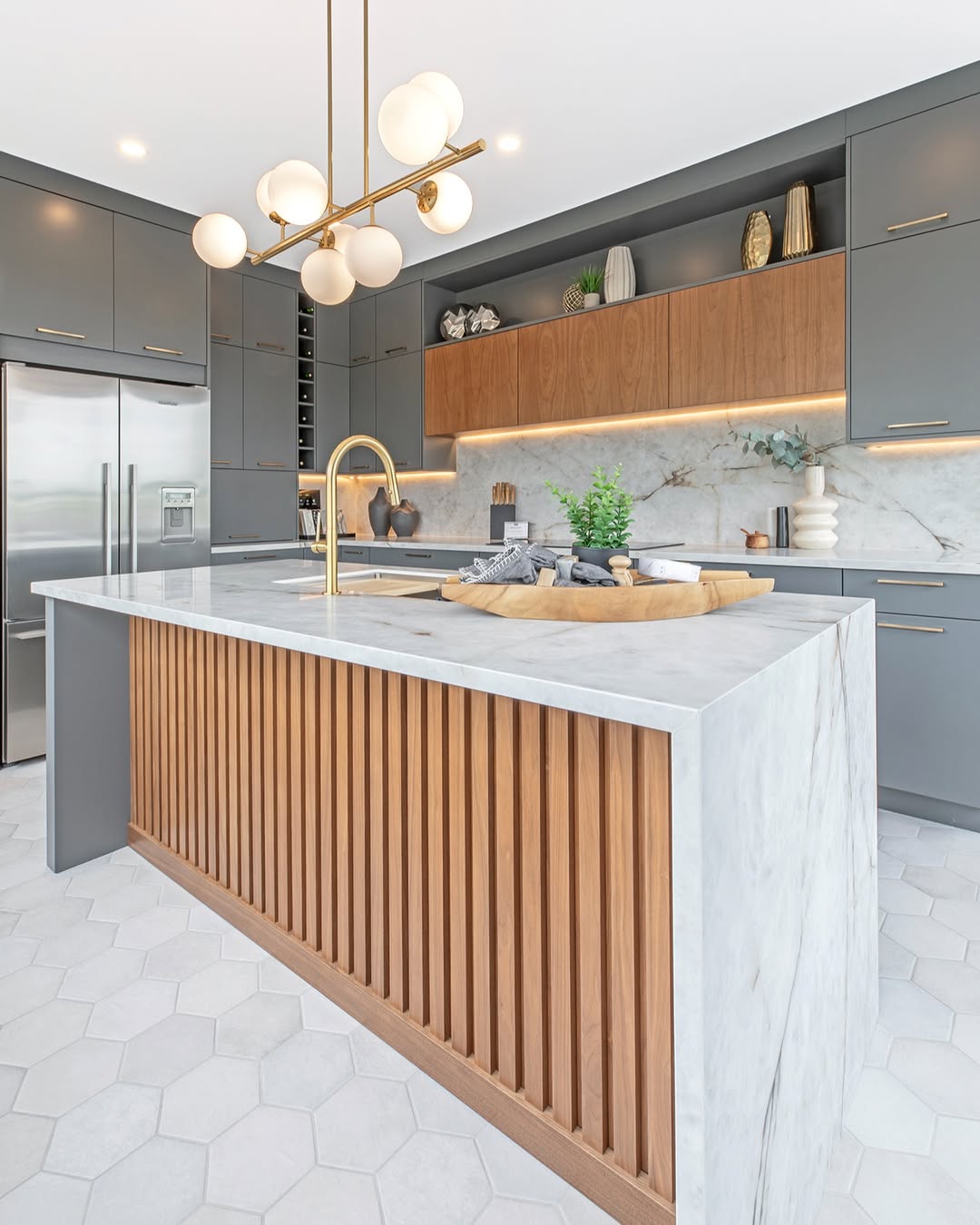 Fluted Island Glow-Up