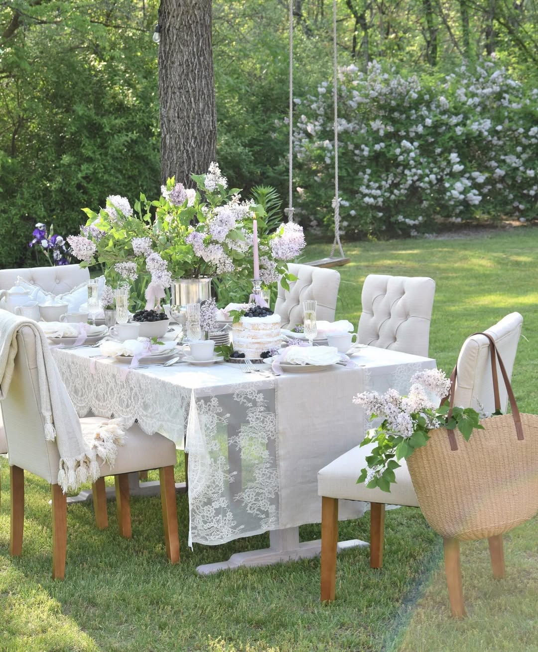 Garden Glam with a Whiff of Paris
