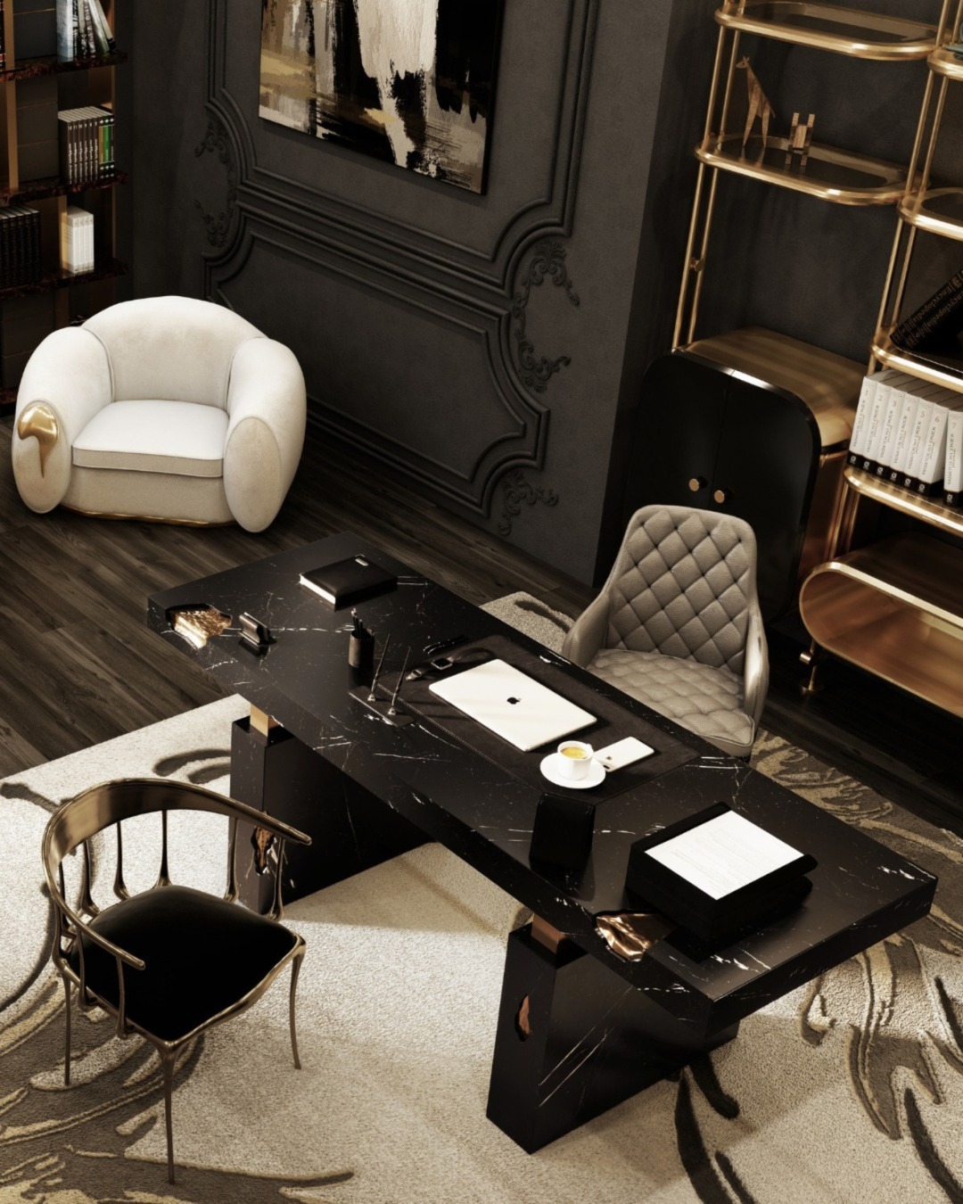 Gilded Modern Opulence