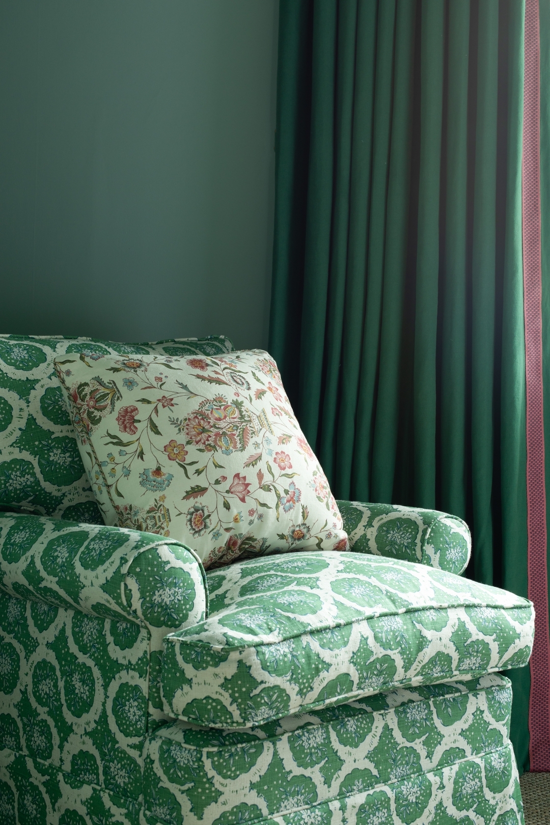 Patterned Green with Personality