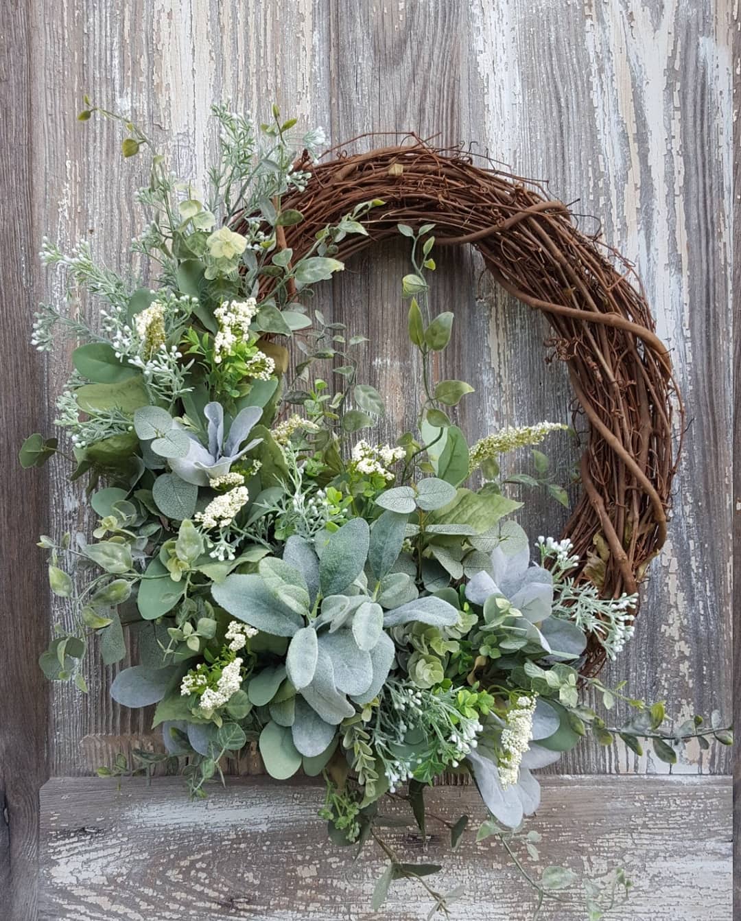 Rustic Half-Wreath