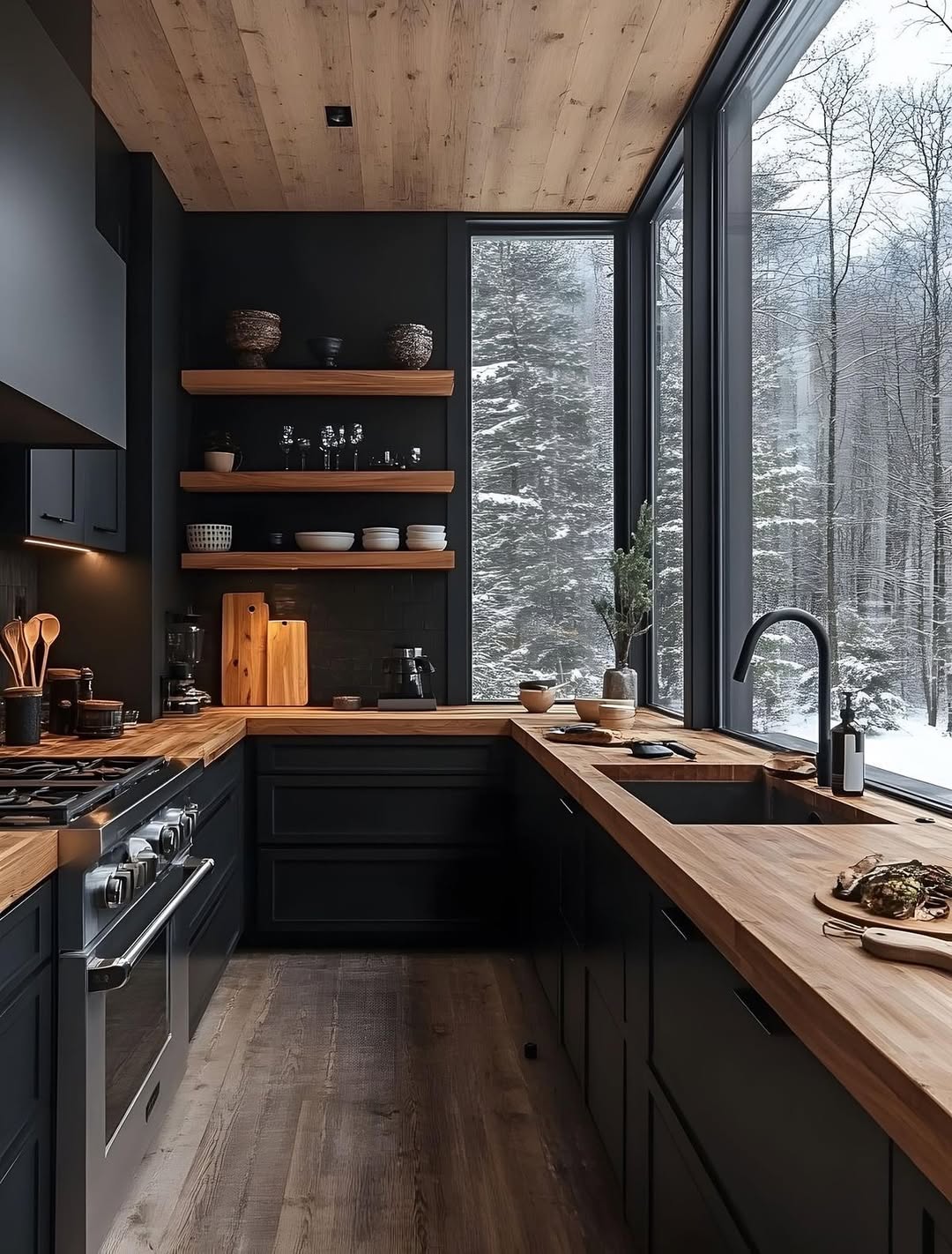 Moody Cabin Contrast
