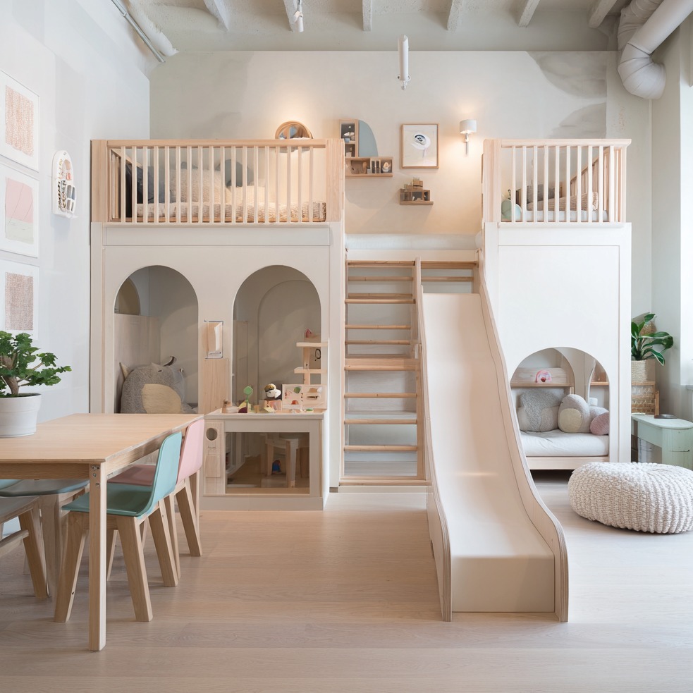 Playroom Meets Loft Dreams