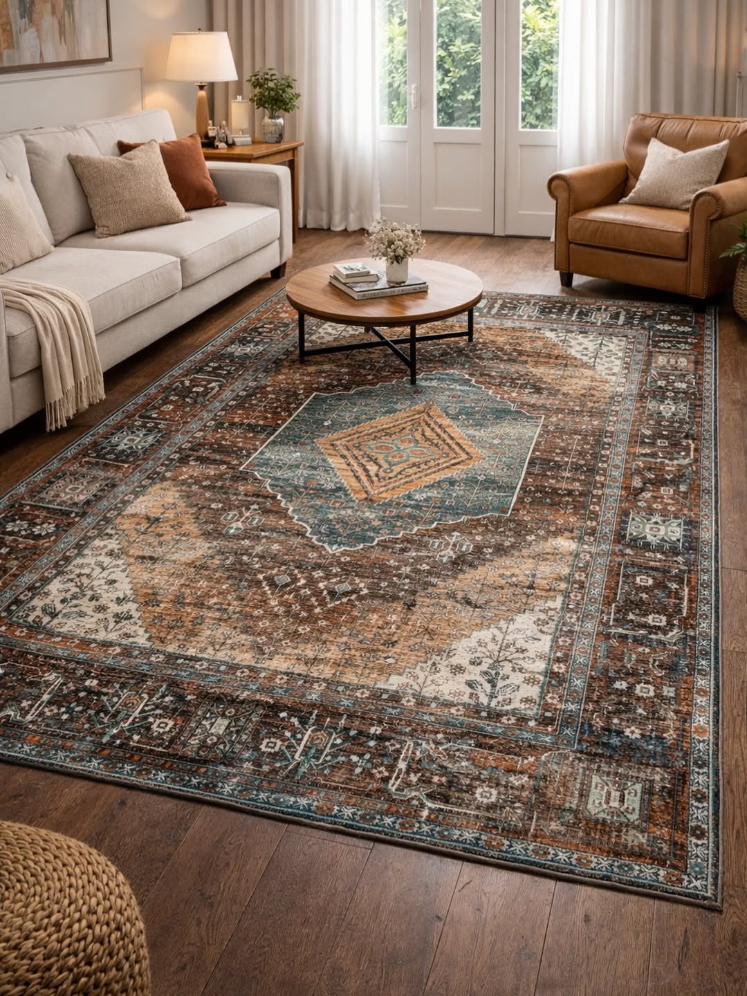 Earth-Toned Heritage Rugs
