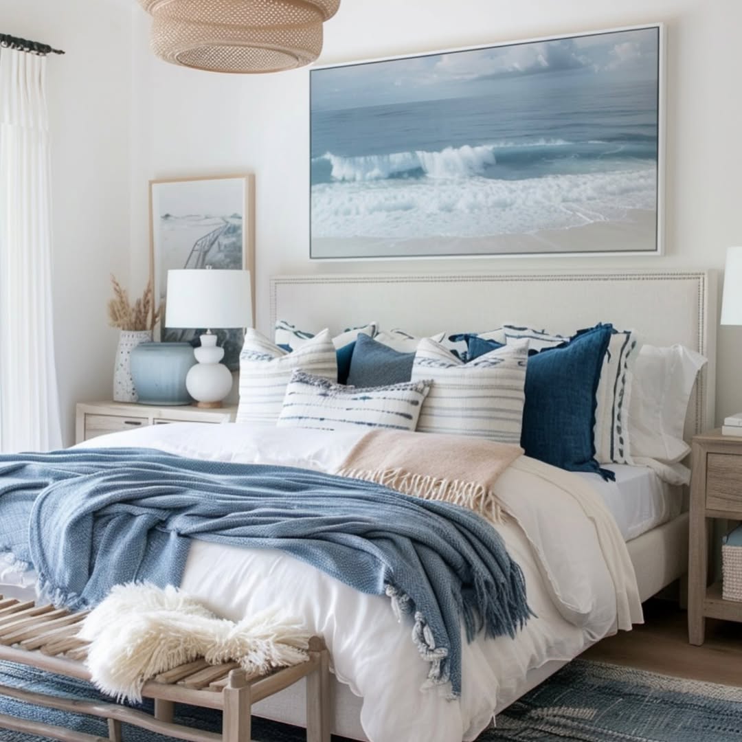 Layered Ocean Blues