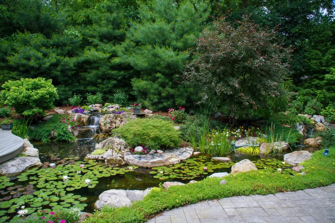 Layered Garden Pond