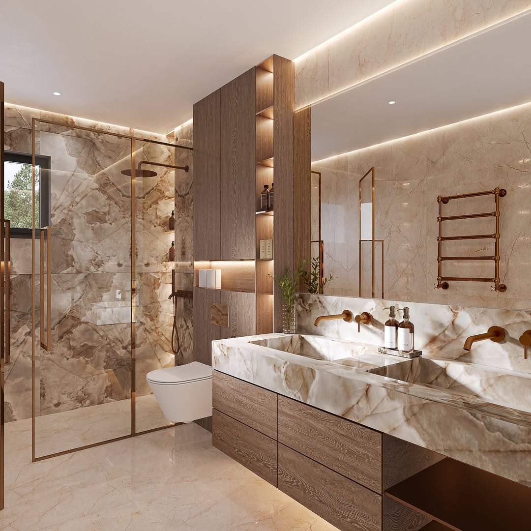 Mocha Marble Moment
