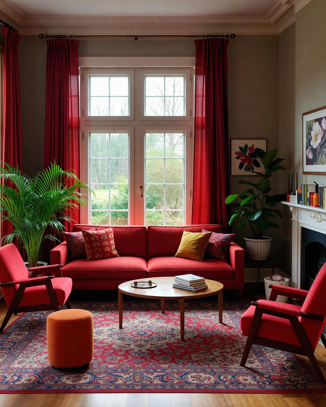 Mid-Century Red Revival