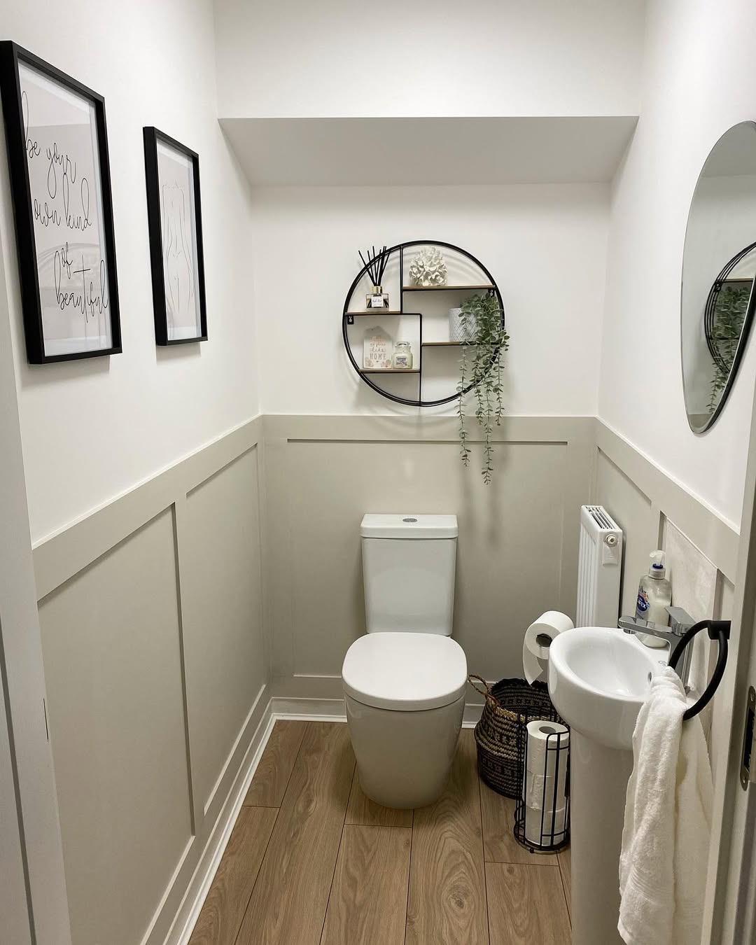 Modern Paneling & Graphic Shelf