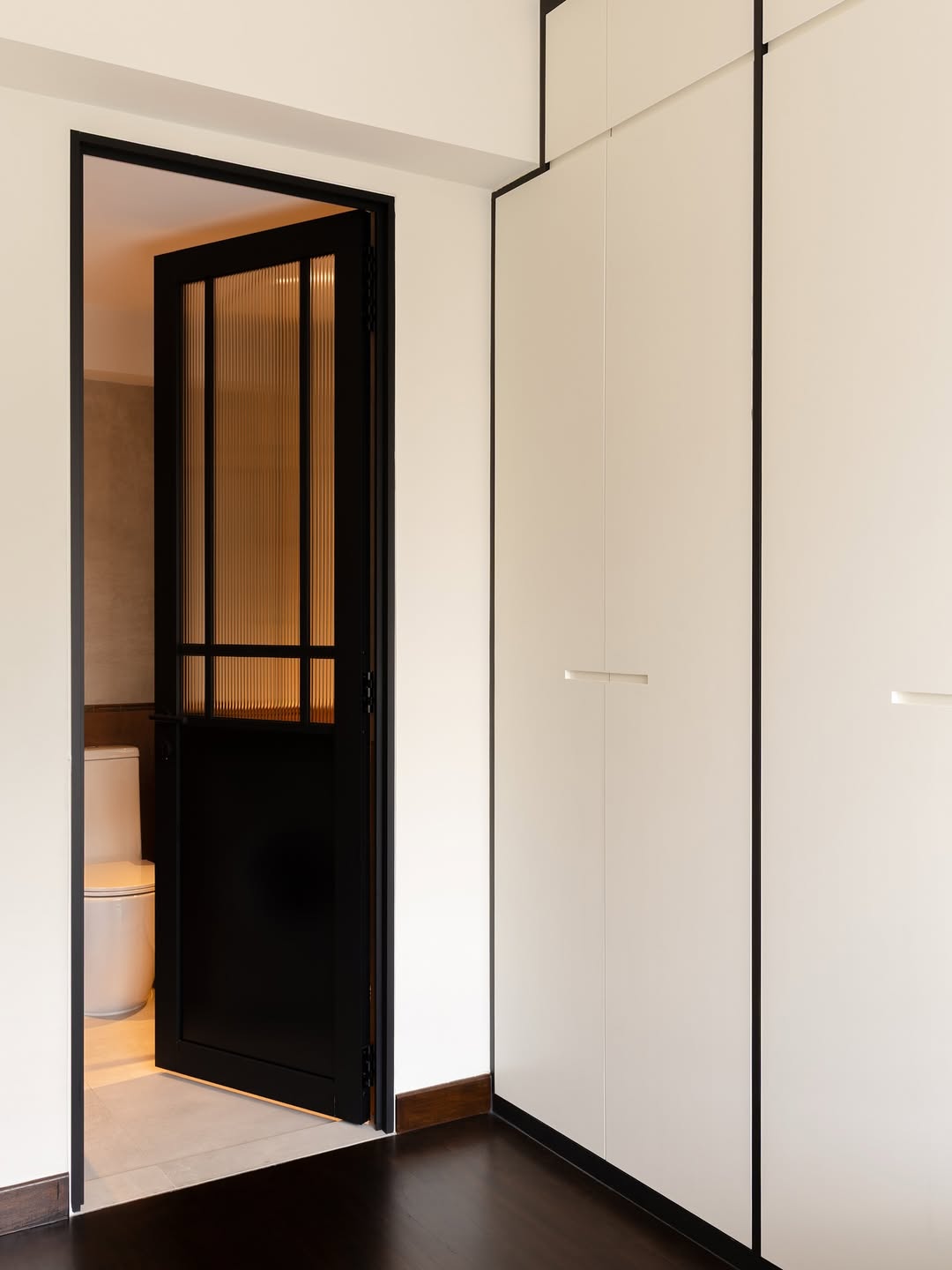 Black-Framed Modern Door