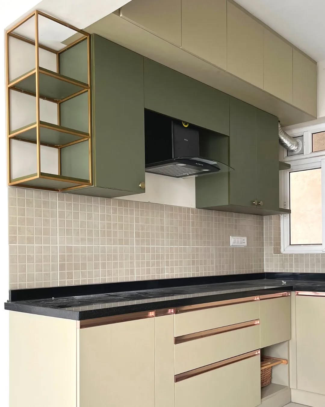 Olive Modern Corner Kitchen