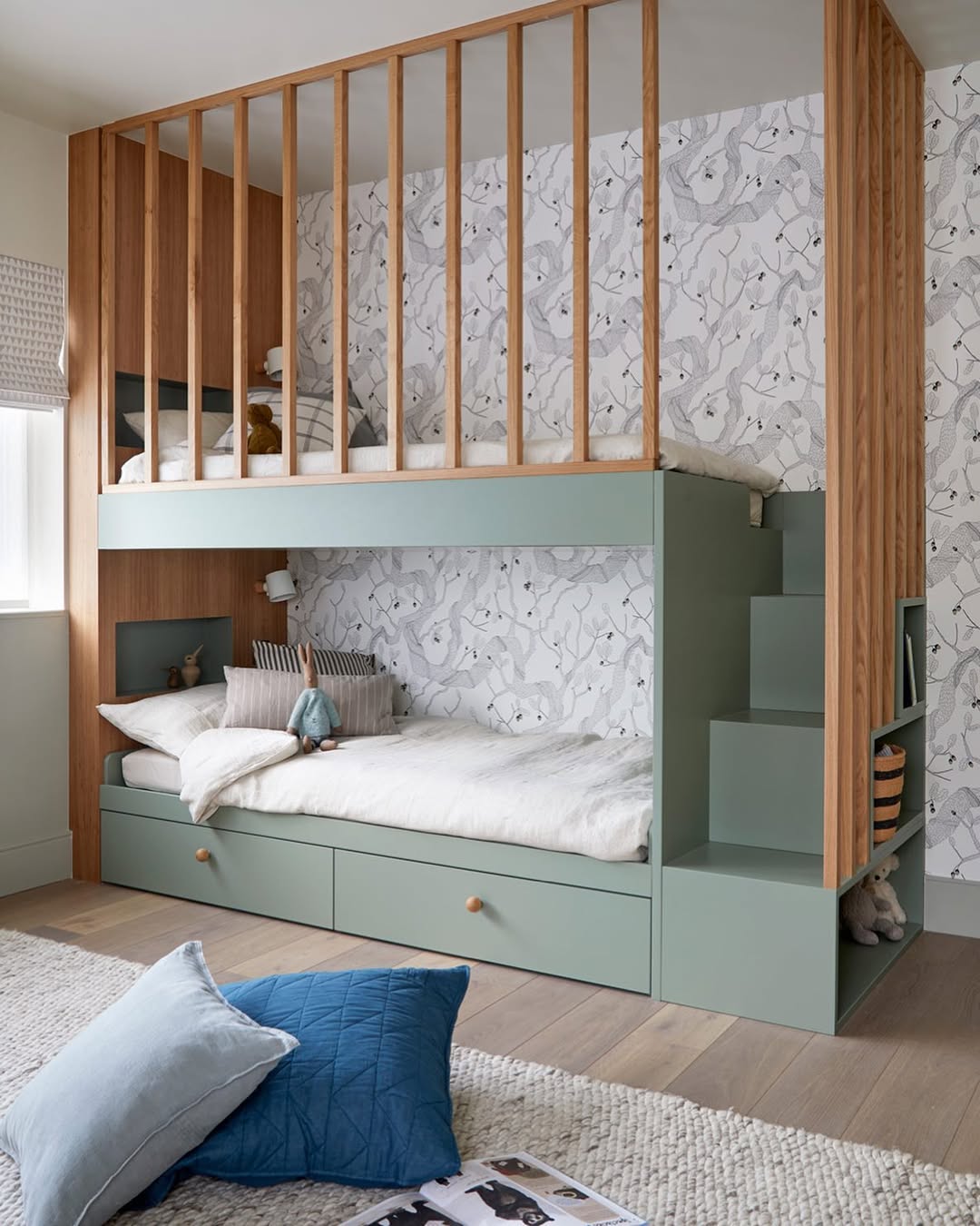 Modern Slatted Statement