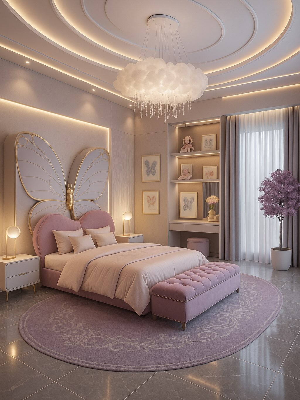 Butterfly Princess Bedroom