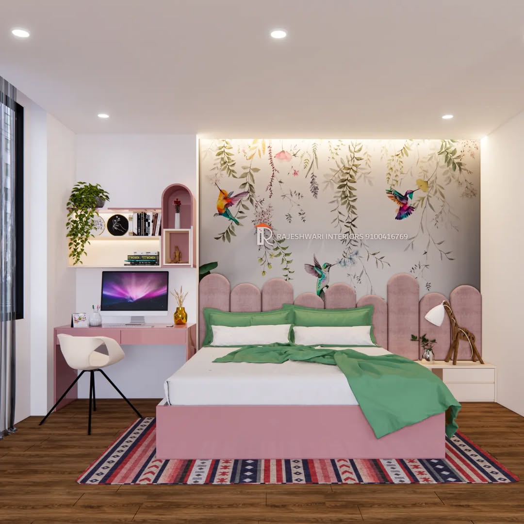 Playful Modern Bloom