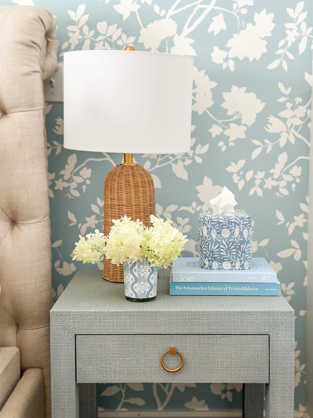 Grasscloth and Chinoiserie