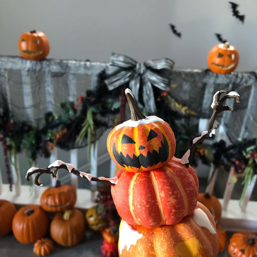 Pumpkin Monster Stairs