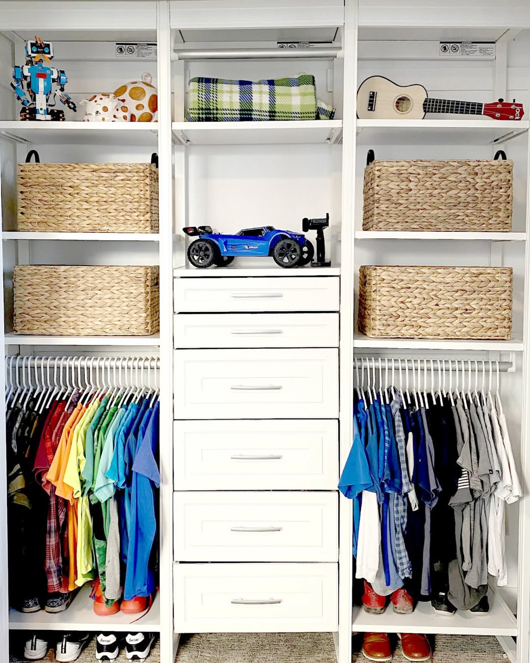 Rainbow-Ready Kids Closet