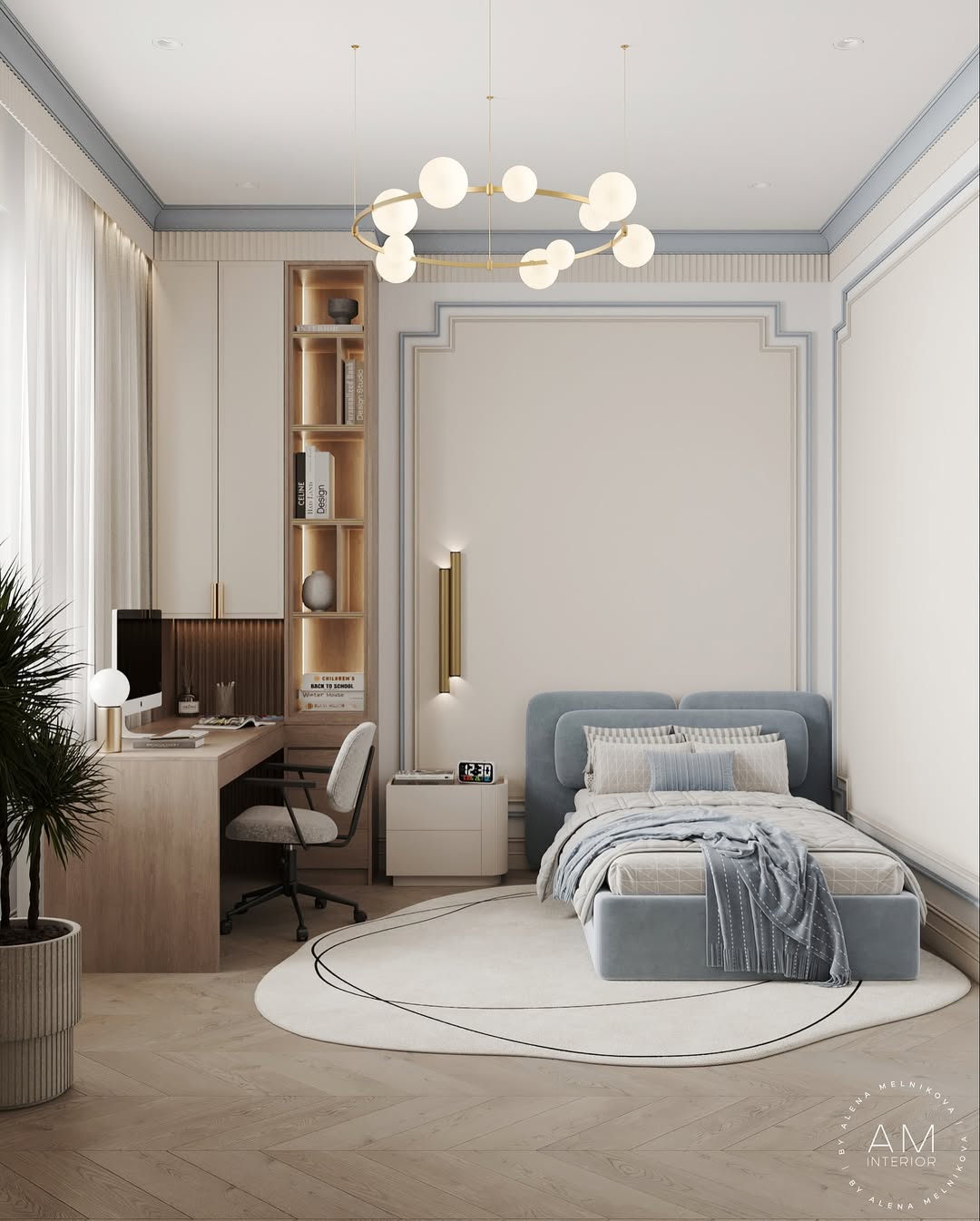 Elegant Study Bedroom